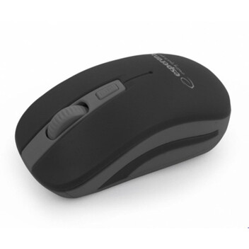 Ratón Esperanza EM126EK Inalámbrico RF 1600 DPI Negro Gris 4 Botones