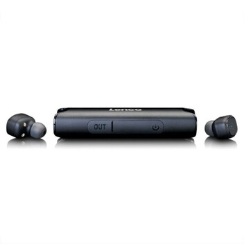 Lenco EPB-440BK Auriculares Botón Bluetooth Impermeables Negros