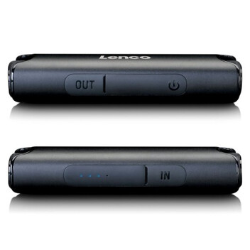 Lenco EPB-440BK Auriculares Botón Bluetooth Impermeables Negros