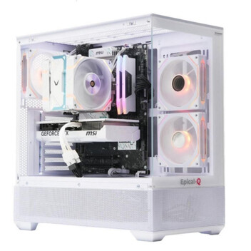 Ordenador Sobremesa PC Sobremesa Epical-Q Kint Master AMD Ryzen 5 7500F 32GB 1TB SSD RTX 5060 Ti WiF
