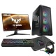 Epical-Q Pack Gplus49 Intel Core i5-11400F/16GB/1TB SSD/RTX 4060 + Monitor 24" FHD 165Hz + Combo Gam