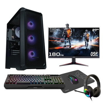 Ordenador Sobremesa Epical-Q Pack Epic86 Intel Core i7-12700F/32GB/1TB SSD/RTX 4060 + Monitor 27" FH