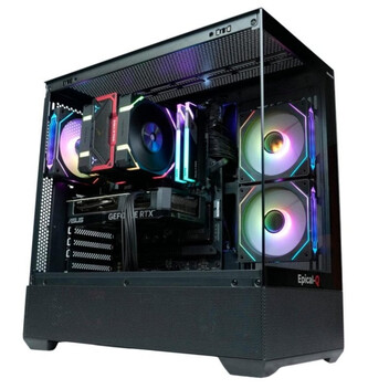 Ordenador Sobremesa Epical-Q Pack Gaming Epic100 AMD Ryzen 5 8400F 32GB 1TB SSD RTX 5060 Monitor 24"