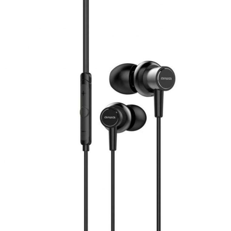 Aiwa ESTM-500BK Auriculares Intrauditivos Negros