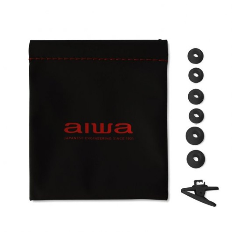 Aiwa ESTM-500BK Auriculares Intrauditivos Negros