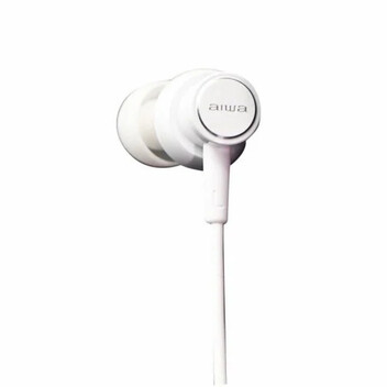 Aiwa ESTM-500BK Auriculares Intrauditivos Blancos