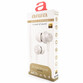 Aiwa ESTM-500BK Auriculares Intrauditivos Blancos