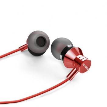 Aiwa ESTM-50 Auriculares con Micrófono Rojos Aiwa ESTM-50 Auriculares con Micrófono Rojos