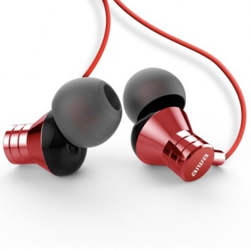 Aiwa ESTM-50 Auriculares con Micrófono Rojos Aiwa ESTM-50 Auriculares con Micrófono Rojos