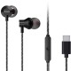 Aiwa ESTM_50USB_C_BK Auriculares Intrauditivos con Micrófono Negros