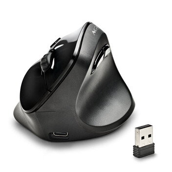 NGS EVO MOKSHA Ratón Vertical Inalámbrico 2400 DPI Negro NGS EVO MOKSHA Ratón Vertical Inalámbrico 2400 DPI Negro