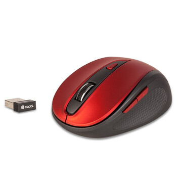 NGS Evo Ratón Wireless Rojo NGS Evo Ratón Wireless Rojo