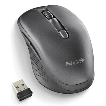 Ratón NGS inalámbrico 1600 DPI Bluetooth + RF Wireless recargable silencioso Ratón NGS inalámbrico 1600 DPI Bluetooth + RF Wireless recargable silencioso
