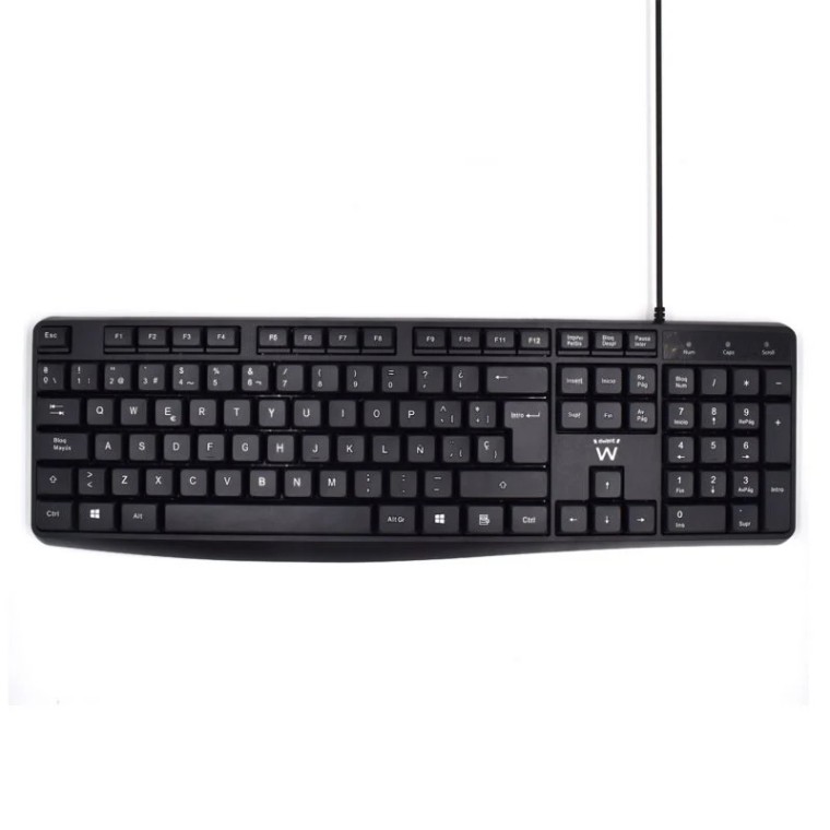 Ewent Teclado Business USB con Escritura Silenciosa