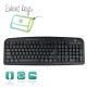 Ewent EW3125 Teclado Multimedia USB Negro