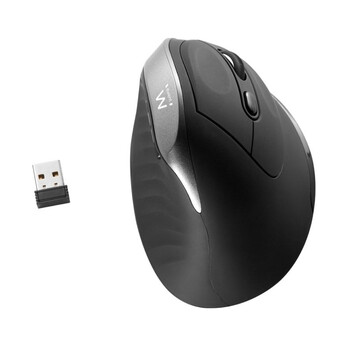 Ratón Ewent inalámbrico 2400 DPI vertical ergonómico 6 botones revestimiento goma Ratón Ewent inalámbrico 2400 DPI vertical ergonómico 6 botones revestimiento goma
