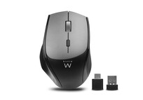 Ewent Ratón Inalámbrico Dual con Click Silencioso 2400DPI Negro