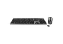 Ewent EW3272 Combo Teclado Inalámbrico + Ratón Gris/Negro