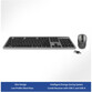 Ewent EW3272 Combo Teclado Inalámbrico + Ratón Gris/Negro Ewent EW3272 Combo Teclado Inalámbrico + Ratón Gris/Negro