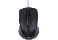 Ewent Ew3300 Ratón Óptico USB 1000 DPI Negro
