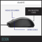Ewent Ew3300 Ratón Óptico USB 1000 DPI Negro Ewent Ew3300 Ratón Óptico USB 1000 DPI Negro