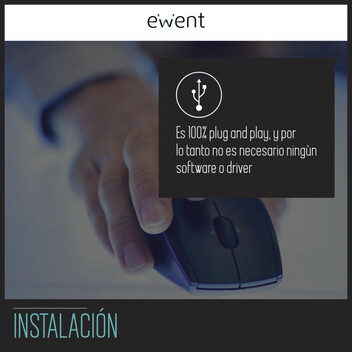 Ewent Ew3300 Ratón Óptico USB 1000 DPI Negro Ewent Ew3300 Ratón Óptico USB 1000 DPI Negro