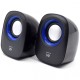 Ewent EW3501 Altavoces 2.0 5W Negros