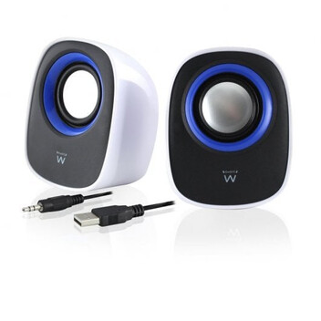 Ewent EW3513 Altavoces 2.0 5W Blancos Ewent EW3513 Altavoces 2.0 5W Blancos