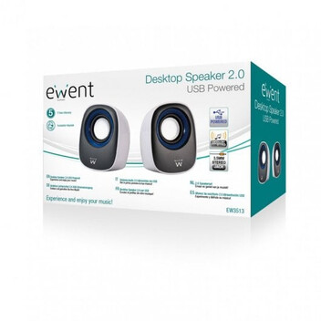 Ewent EW3513 Altavoces 2.0 5W Blancos Ewent EW3513 Altavoces 2.0 5W Blancos