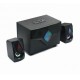 Ewent Altavoces Gaming 2.1 con Bluetooth/Radio FM/Lector Multimedia USB/AUX/SD