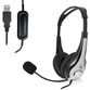 Ewent EW3565 Auriculares con Micrófono USB Blanco/Negro Ewent EW3565 Auriculares con Micrófono USB Blanco/Negro