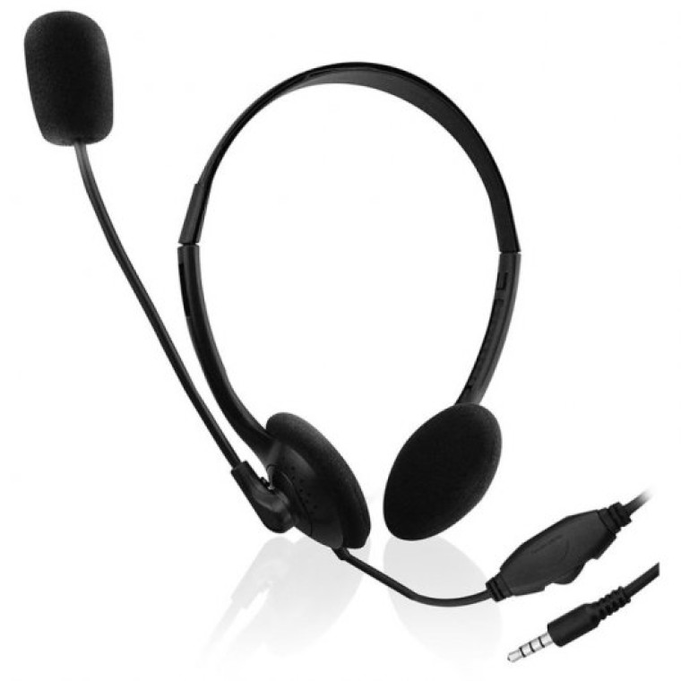 Ewent EW3567 Auriculares con Micrófono Negros