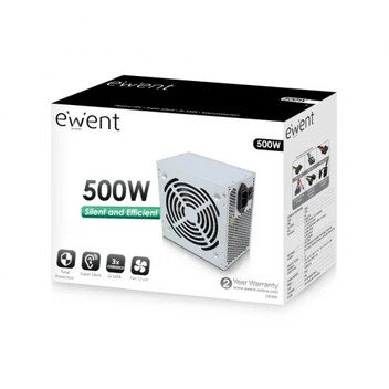 Ewent EW3909 Fuente de Alimentación 500W Ewent EW3909 Fuente de Alimentación 500W