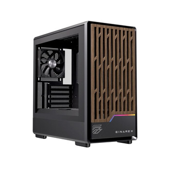 Torre PC Torre Einarex PM400 Core Black Micro ATX/Mini-ITX Acero Vidrio Refrigeración Líquida