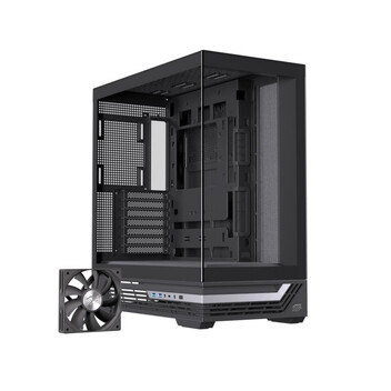 Torre PC Torre Einarex PRISMA S800 Core Black Cristal Espejo RGB Soporte 10 Ventiladores ATX