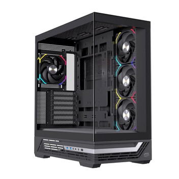 Torre PC Torre Einarex PRISMA S800 RGB Black cristal templado espejo 10x120mm ATX Gaming