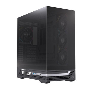 Torre PC Torre Einarex PRISMA S800 RGB Black cristal templado espejo 10x120mm ATX Gaming