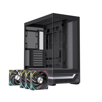 Torre PC Torre Einarex PRISMA S800 RGB Black cristal templado espejo 10x120mm ATX Gaming
