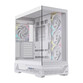 Torre PC Torre Einarex PRISMA S800 RGB White Cristal Espejo Soporte 10 Ventiladores ATX