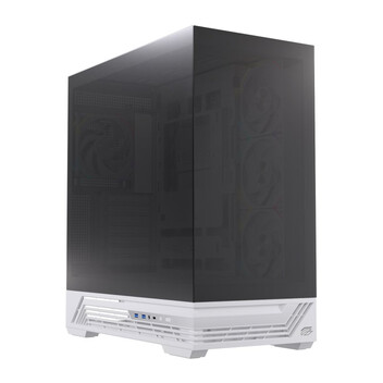Torre PC Torre Einarex PRISMA S800 RGB White Cristal Espejo Soporte 10 Ventiladores ATX