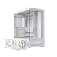 Torre PC Torre Einarex PRISMA S800 RGB White Cristal Espejo Soporte 10 Ventiladores ATX