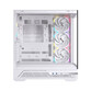 Torre PC Torre Einarex PRISMA S800 RGB White Cristal Espejo Soporte 10 Ventiladores ATX
