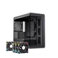 Torre PC Caja PC Einarex Zenith ZM800 RGB Black, Vidrio Templado, Soporta 10 Ventiladores, Refrigera