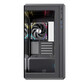 Torre PC Caja PC Einarex Zenith ZM800 RGB Black, Vidrio Templado, Soporta 10 Ventiladores, Refrigera