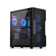 Torre PC Torre ENDORFY Regnum 400 ARGB 4x120mm GPU 370mm Cristal Templado ATX Negro