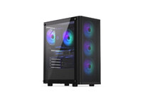 Torre PC Torre Gaming ENDORFY Ventum 200 ARGB 4x120mm Cristal Templado ATX/Midi-Tower Negro