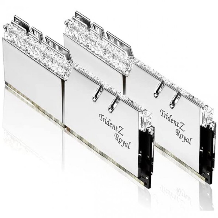 G.Skill Trident Z Royal DDR4 2666MHz 64GB 2x32GB CL19 Plata