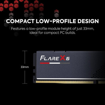 Memoria RAM G.Skill Flare X5 DDR5 5600MHz 64GB 2x32GB CL36 Intel XMP y AMD EXPO Memoria RAM G.Skill Flare X5 DDR5 5600MHz 64GB 2x32GB CL36 Intel XMP y AMD EXPO