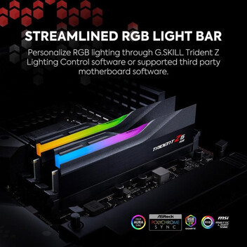 Memoria RAM G.Skill Trident Z5 RGB DDR5 6400MHz 64GB 2x32GB CL32 Intel XMP 3.0
