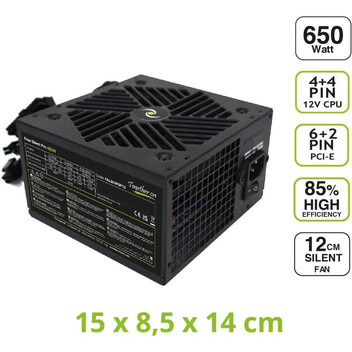 Fuente Alimentación Tecnoware Free Silent PRO ATX V2.31 650W